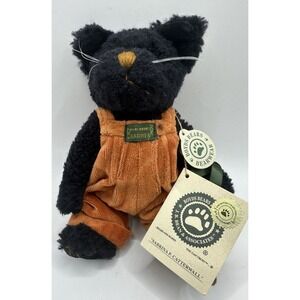 Boyds Bear Sabrina P Catterwall‎ Halloween Black Cat Plush 8" Vintage